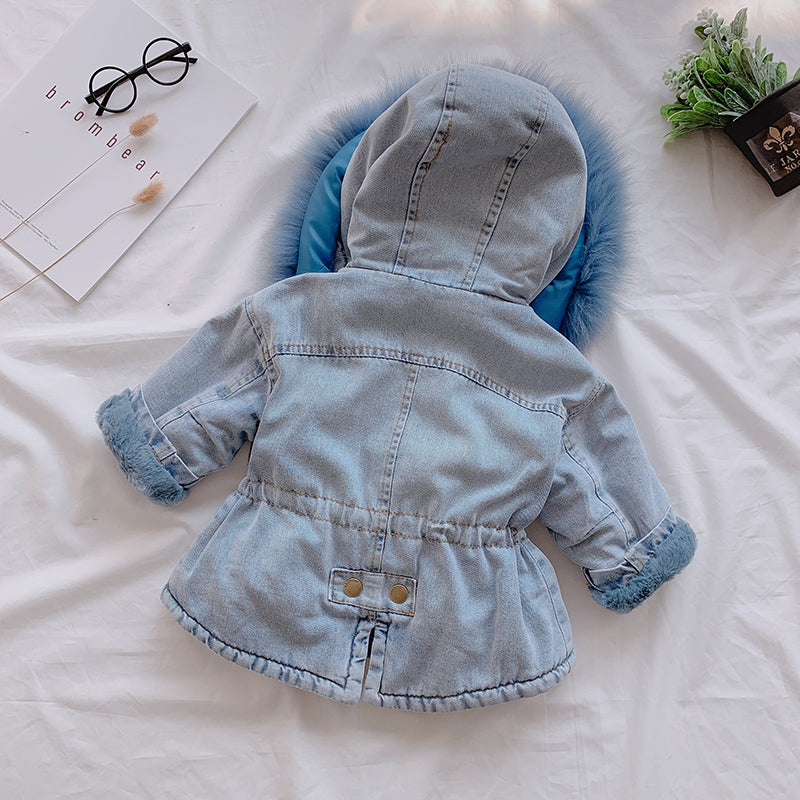  Girl denim coat