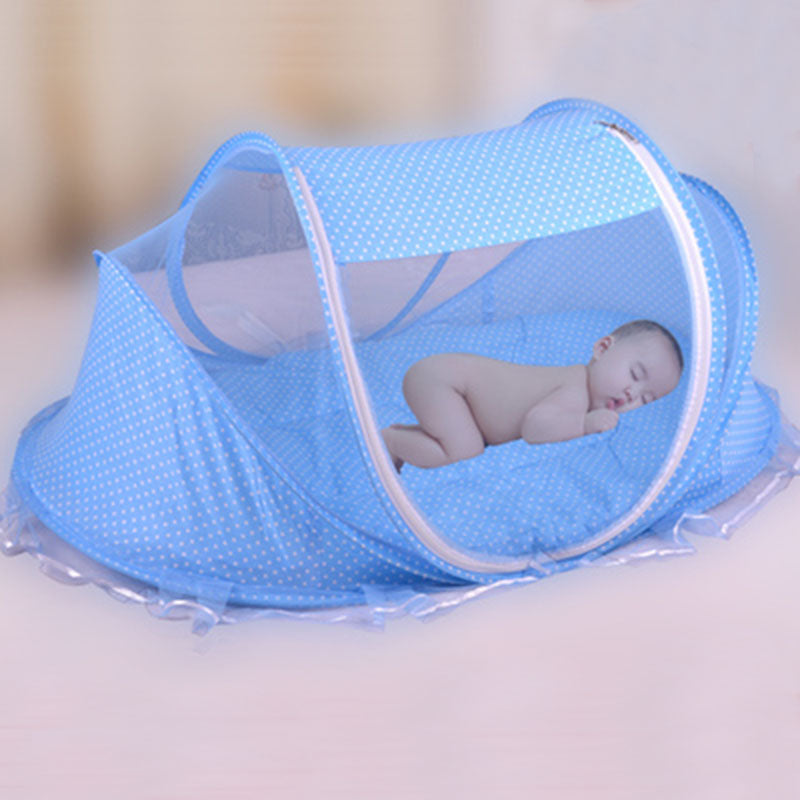  Foldable Baby Bed Net With Pillow Net 2pieces Set