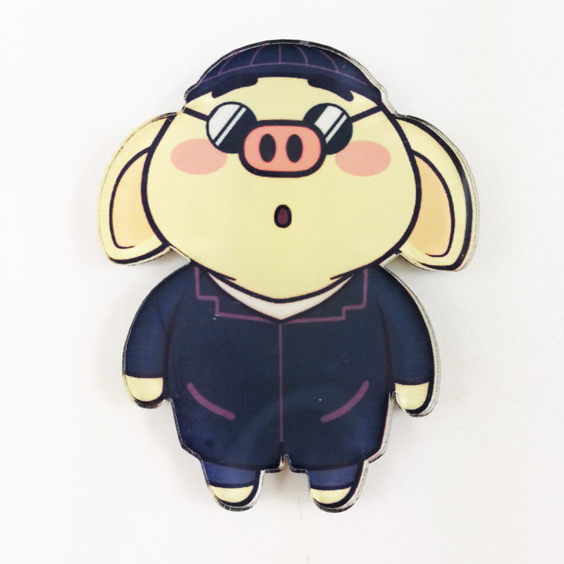  Cartoon Cute Soft Magnetic Acrylic Refrigerator Magnet