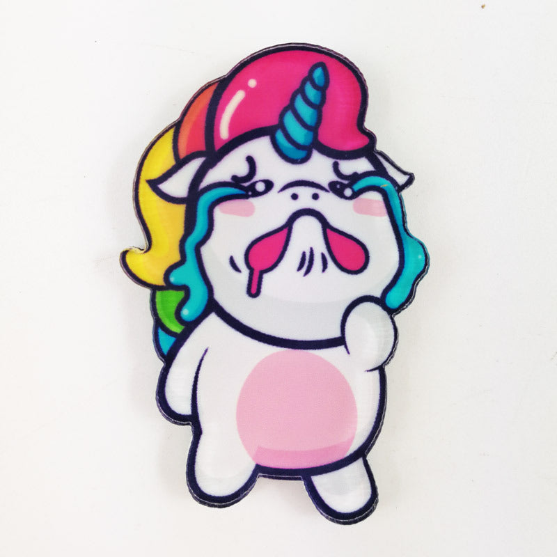  Cartoon Cute Soft Magnetic Acrylic Refrigerator Magnet