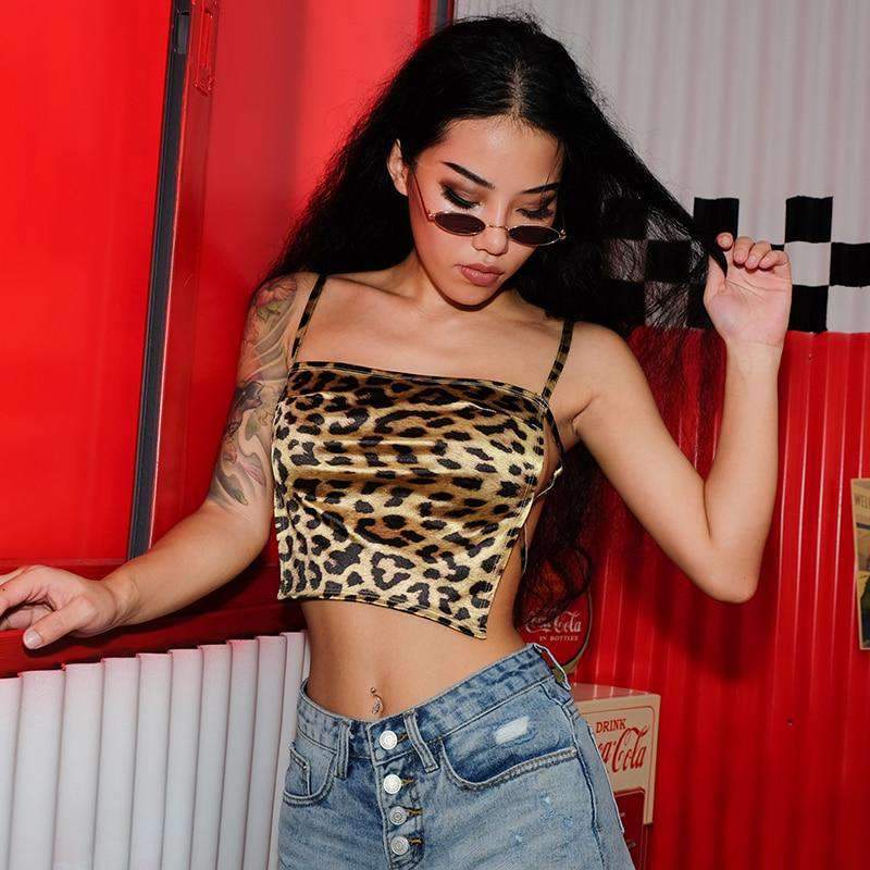  Kennidi Leopard Tank Top