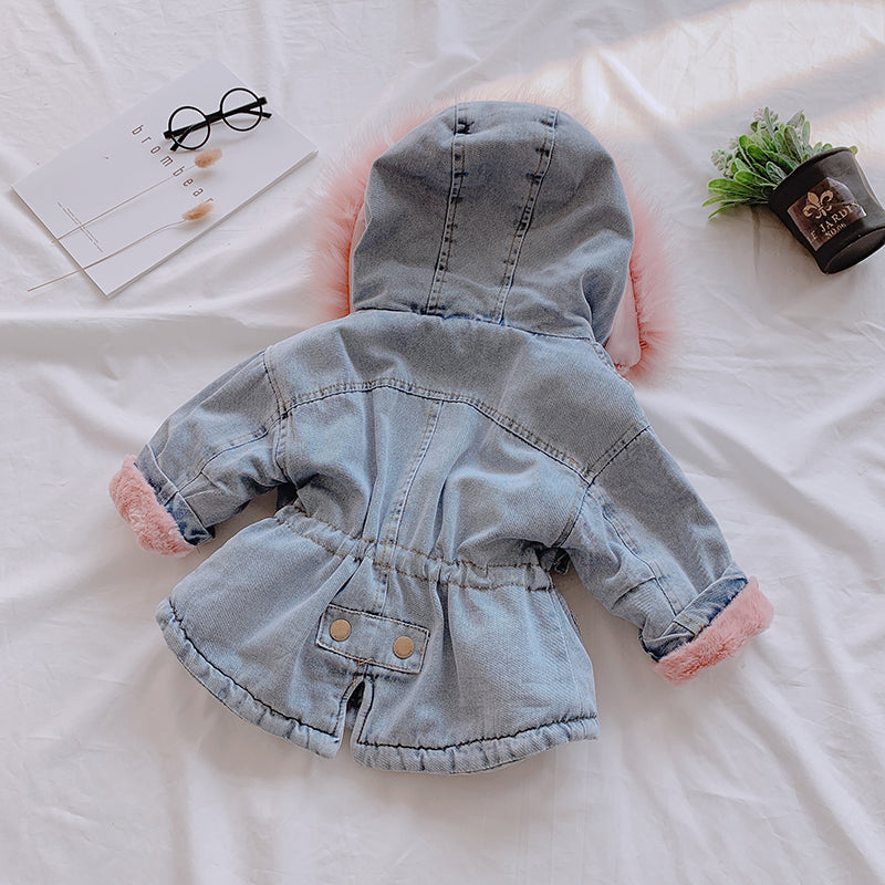  Girl denim coat