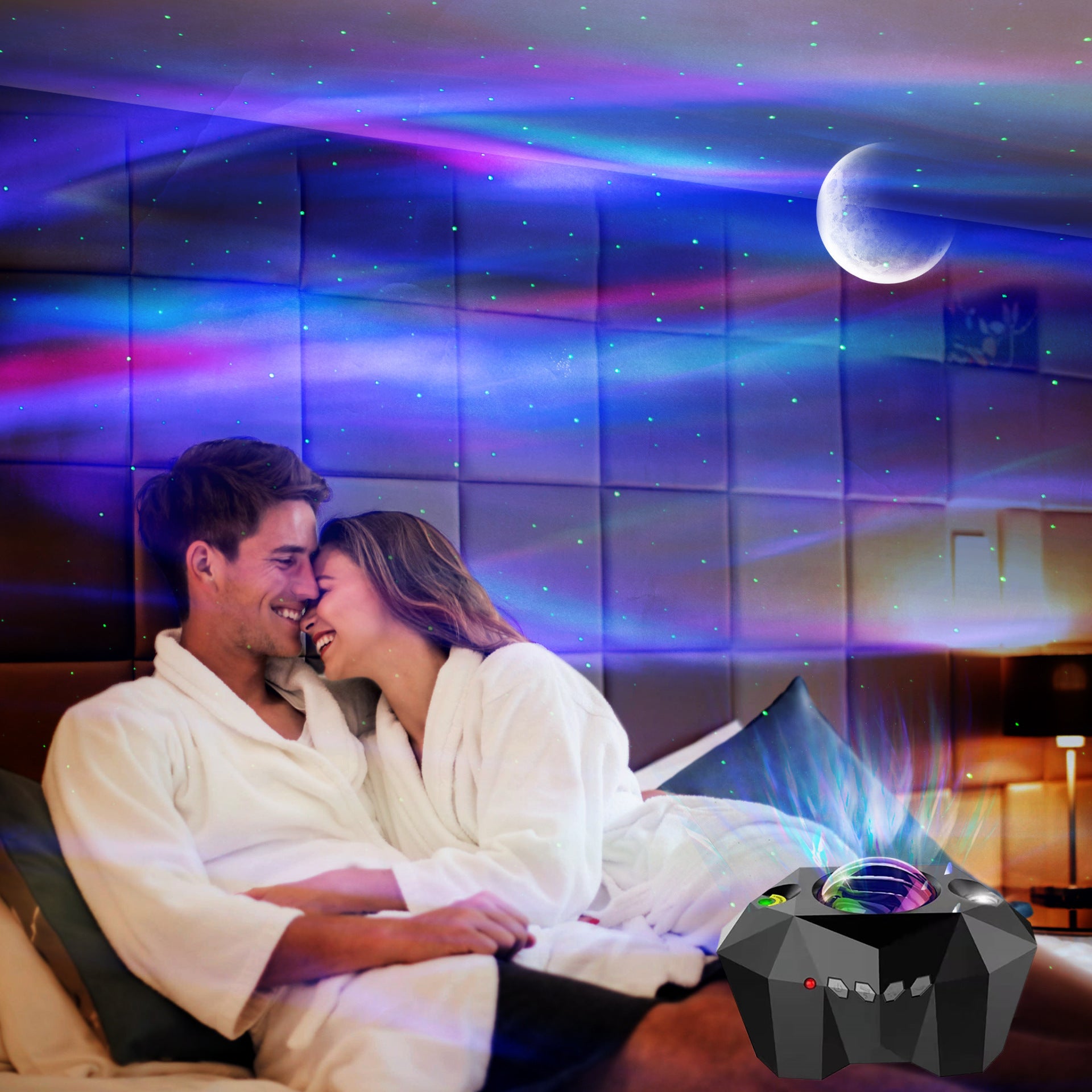 Bluetooth Music Ocean Star Projector Lamp