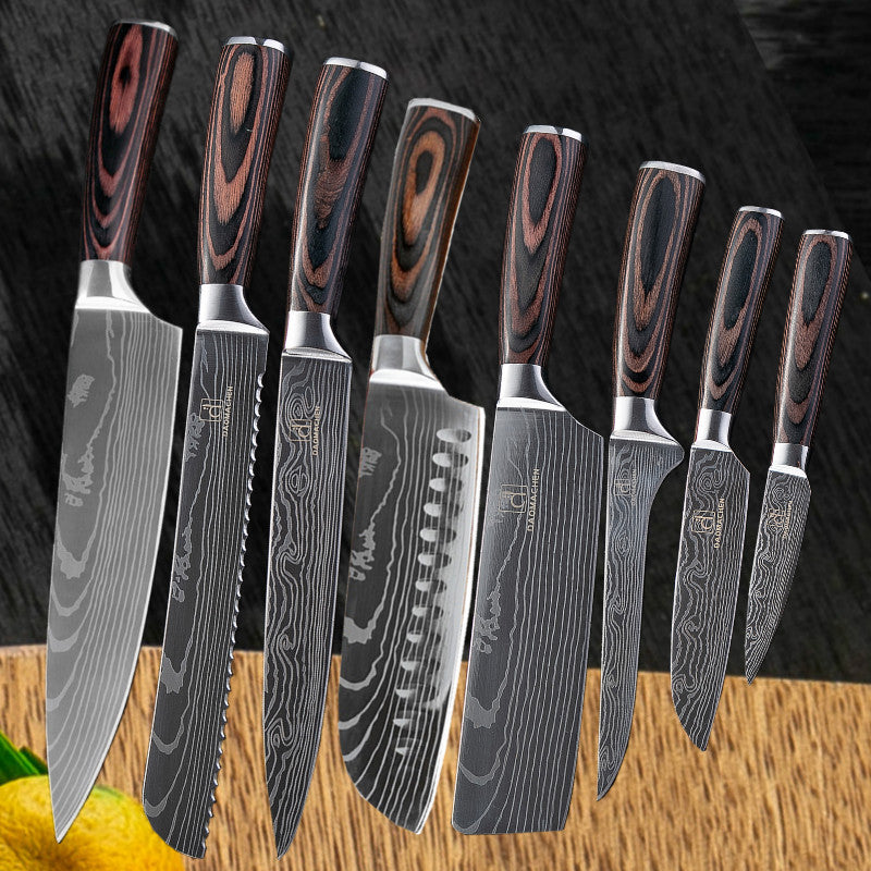  Chef Knives Kitchen Knives Cleaver Slicing Knives