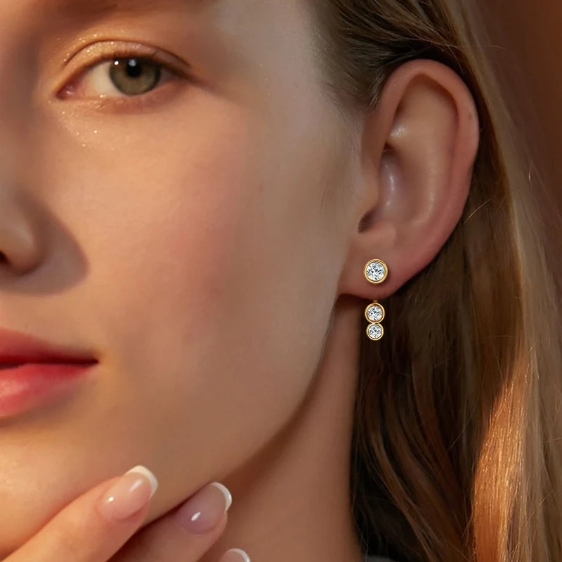 Diamond Ear Jacket Earrings