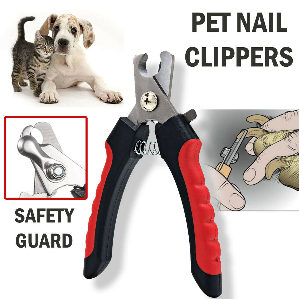 Dog Nail Clippers Nail Trimmer With Safety Guard Razor Pet Grooming