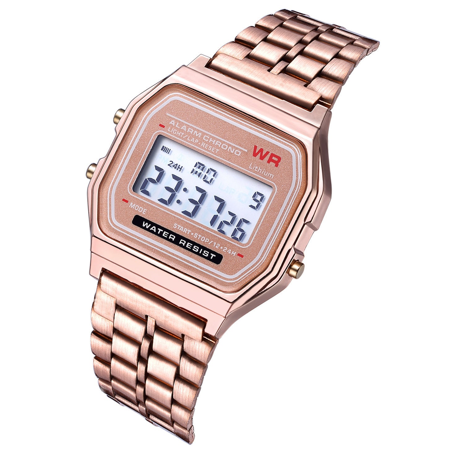  WR F91W Steel Band Electronic Watch