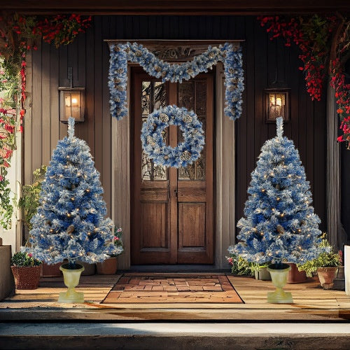 Front Door Christmas Tree