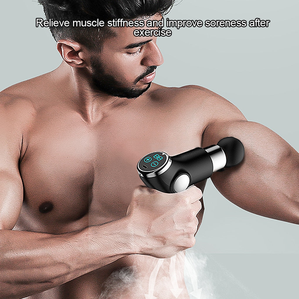  LCD Electric Massage Gun