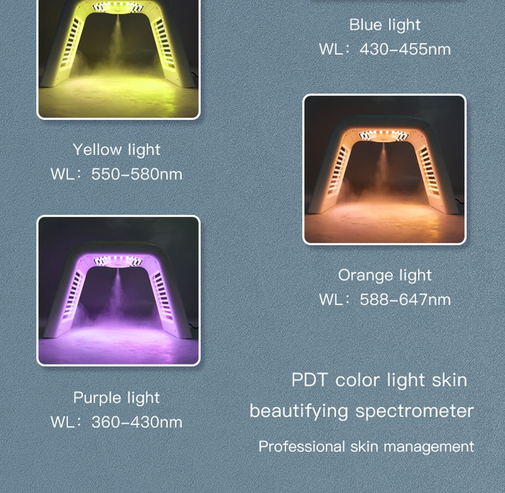  7 Colors LED Facial Mask PDT Light Therapy