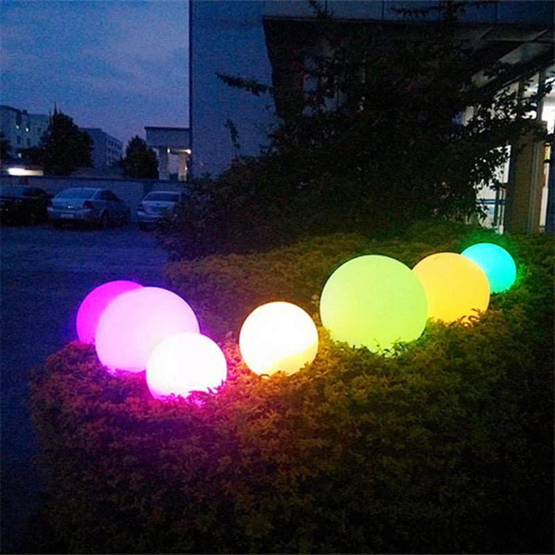  Waterproof Garden Ball LED Lights for Outdoor