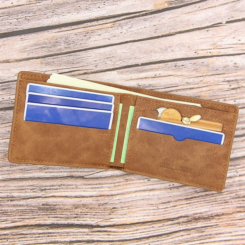  Men's Wallets With Coin Bag